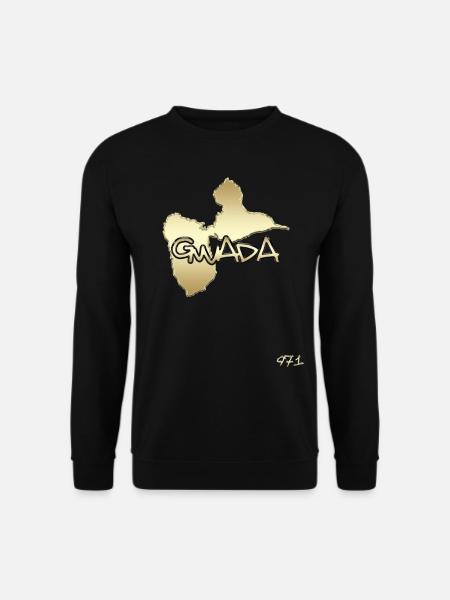 Gwada Ile De la Guadeloupe 971 - Sweat-shirt Unisexe - noir