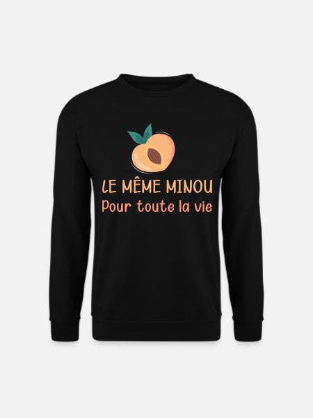 Ehe Mann Lustiger Humor EVG Foufoune Minou - Unisex Pullover - Schwarz