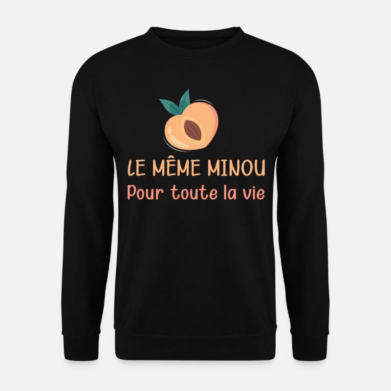 Ehe Mann Lustiger Humor EVG Foufoune Minou - Unisex Pullover - Schwarz