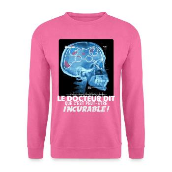 Videospiele Radio Schädel Skelett Gamer Controller - Unisex Pullover - Pink - Vorne