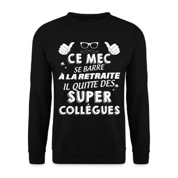 Man camper car humor away from assholes - Unisex Sweatshirt - black - Front - Alina (178cm) & Michal (187cm)