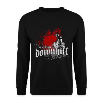 descente - VTT - Sweat-shirt Unisexe - noir - Devant - Alina (178cm) & Michal (187cm)
