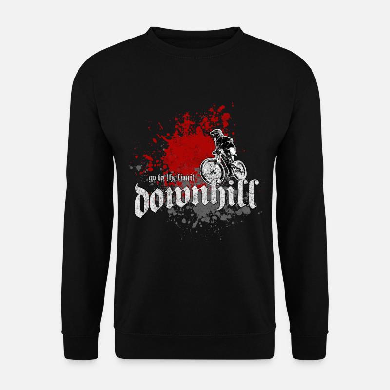 downhill - mountainbiking - Unisex Sweatshirt - black