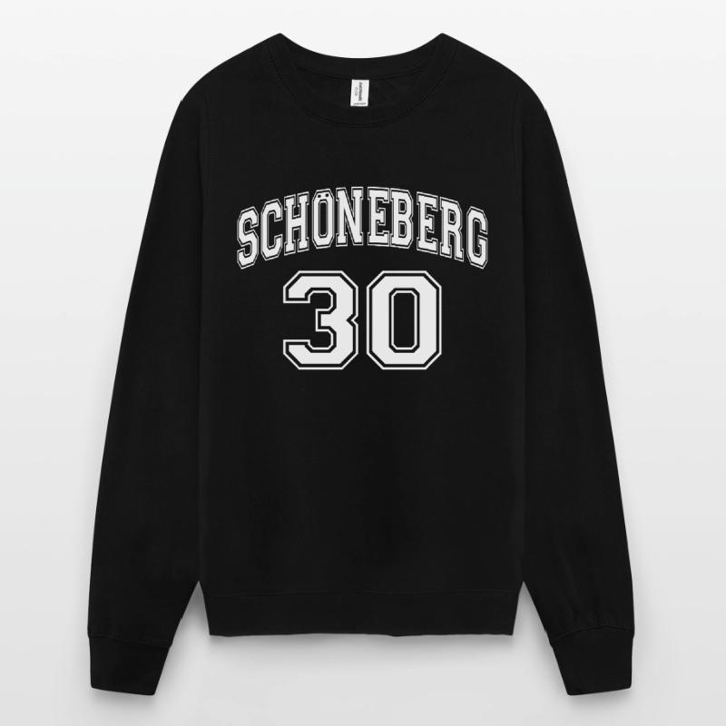 SCHÖNEBERG 30 Nostalgia Design Berlin District Zip Code Unisex Sweatshirt