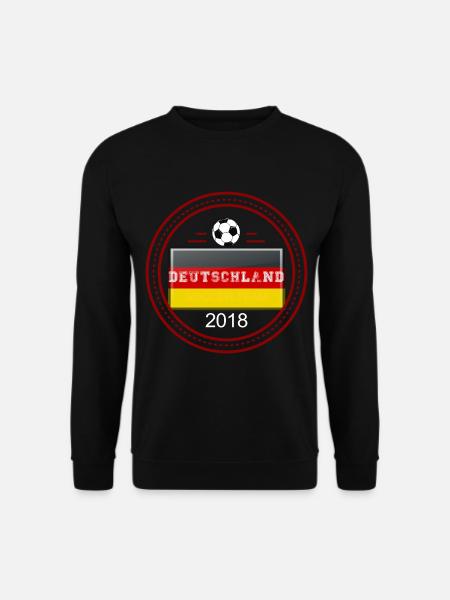 Deutschland Fusßball 2018 Spiel Geschenk - Unisex Pullover - Schwarz
