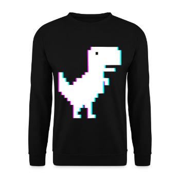 Information Dinosaurier Technologie IT Techniker - Unisex Pullover - Schwarz - Vorne - Alina (178cm) & Michal (187cm)