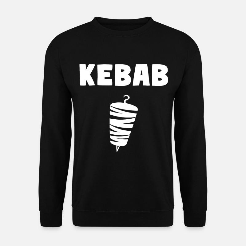 Kebab Grill Pide Kebab - Sweat-shirt Unisexe - noir