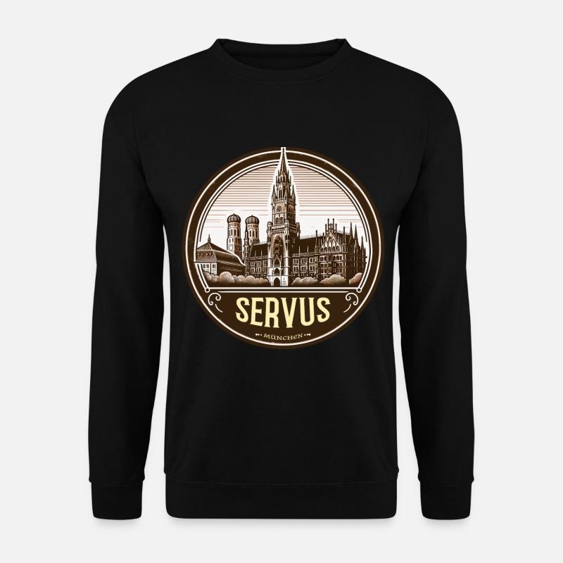 Servus Munich Logo - Sweat-shirt Unisexe - noir