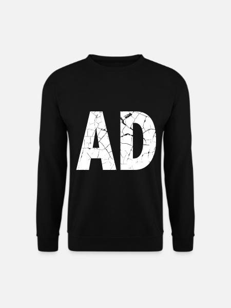 Nødstedte Vintage AD Bogstaver Reklame - Unisex sweater - sort