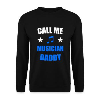 Père de la musique - Sweat-shirt Unisexe - noir - Devant - Alina (178cm) & Michal (187cm)