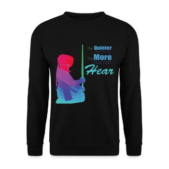 Kendo - Unisex Sweatshirt - black - Front - Alina (178cm) & Michal (187cm)