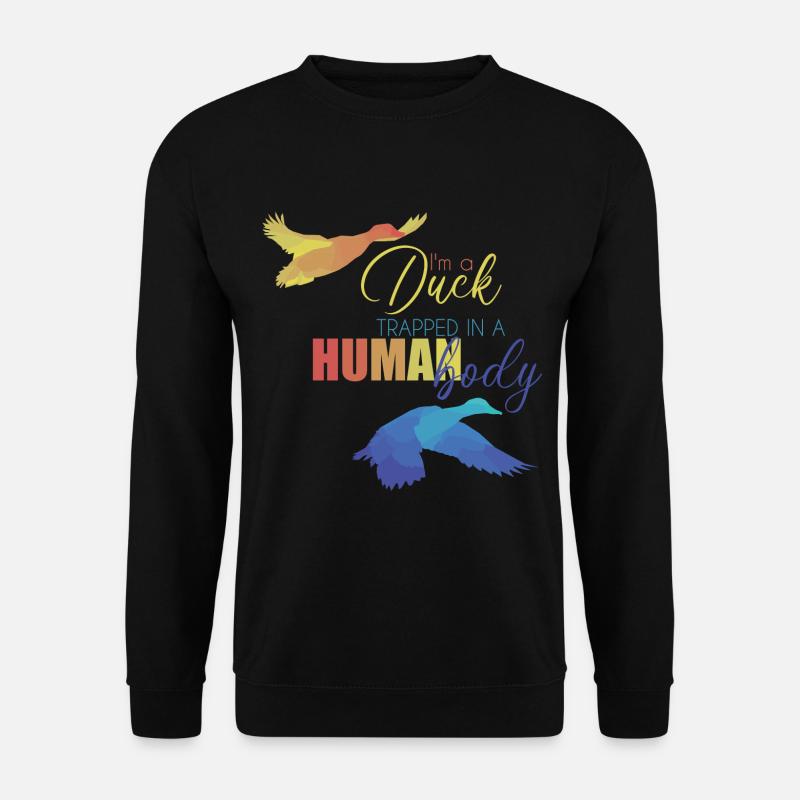 Duck - Unisex Sweatshirt - black