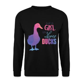Canard - Sweat-shirt Unisexe - noir - Devant - Alina (178cm) & Michal (187cm)