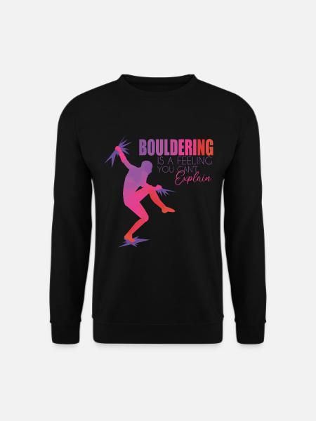 Bouldering - Unisex Sweatshirt - black