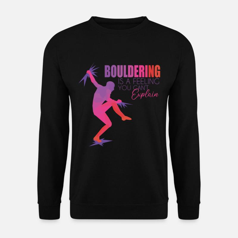 Bouldering - Unisex Sweatshirt - black