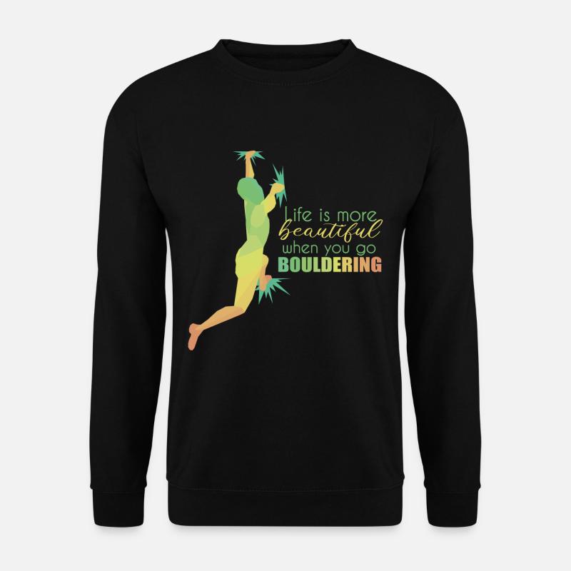 Bouldering - Unisex Sweatshirt - black