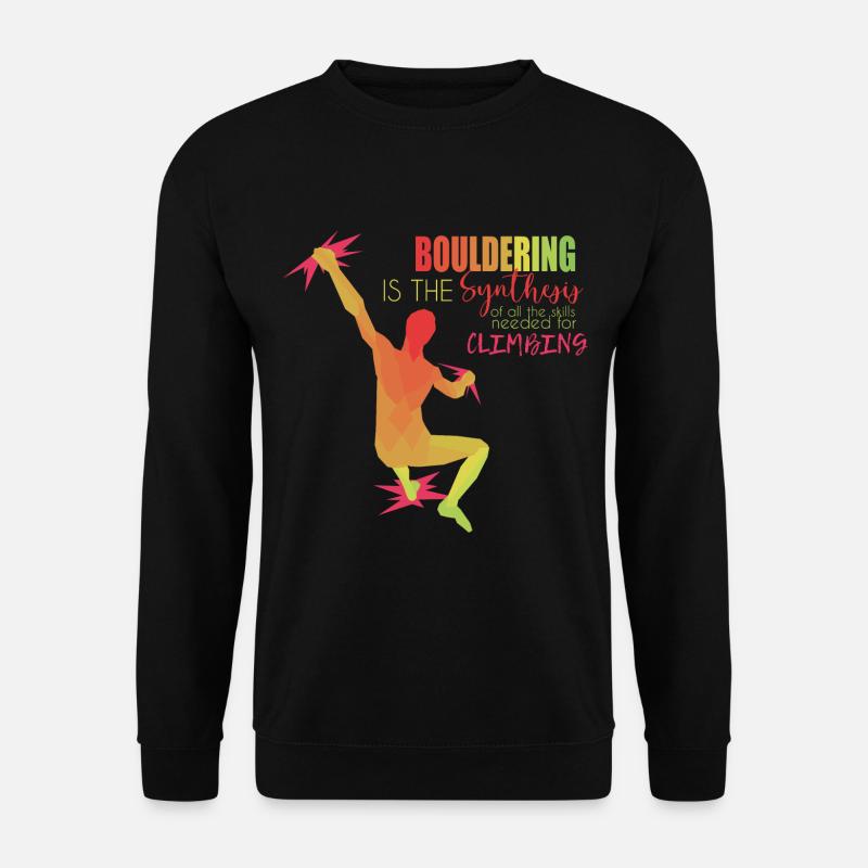 Bouldering - Unisex Sweatshirt - black
