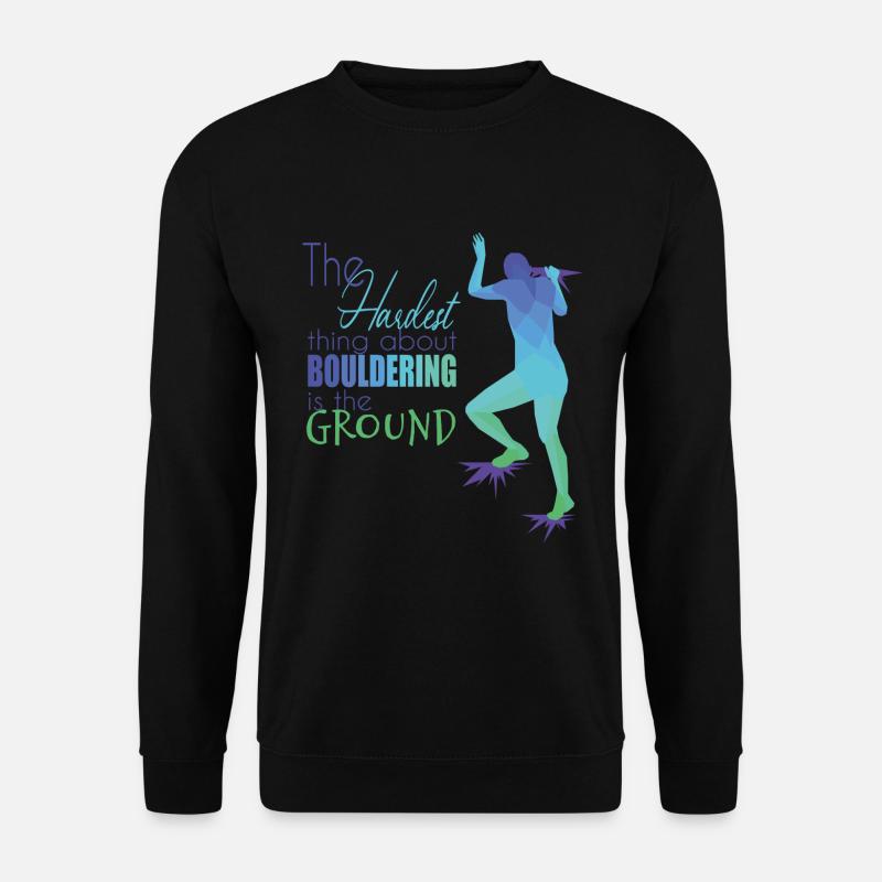 Bouldering - Unisex Sweatshirt - black