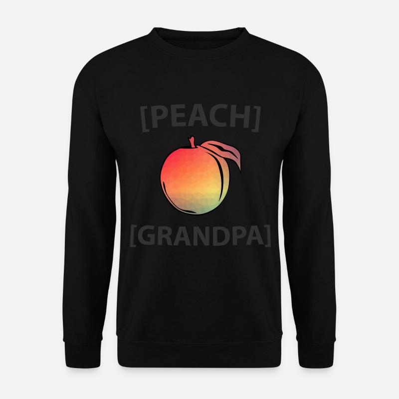 Peach Grandpa - Unisex Sweatshirt - black