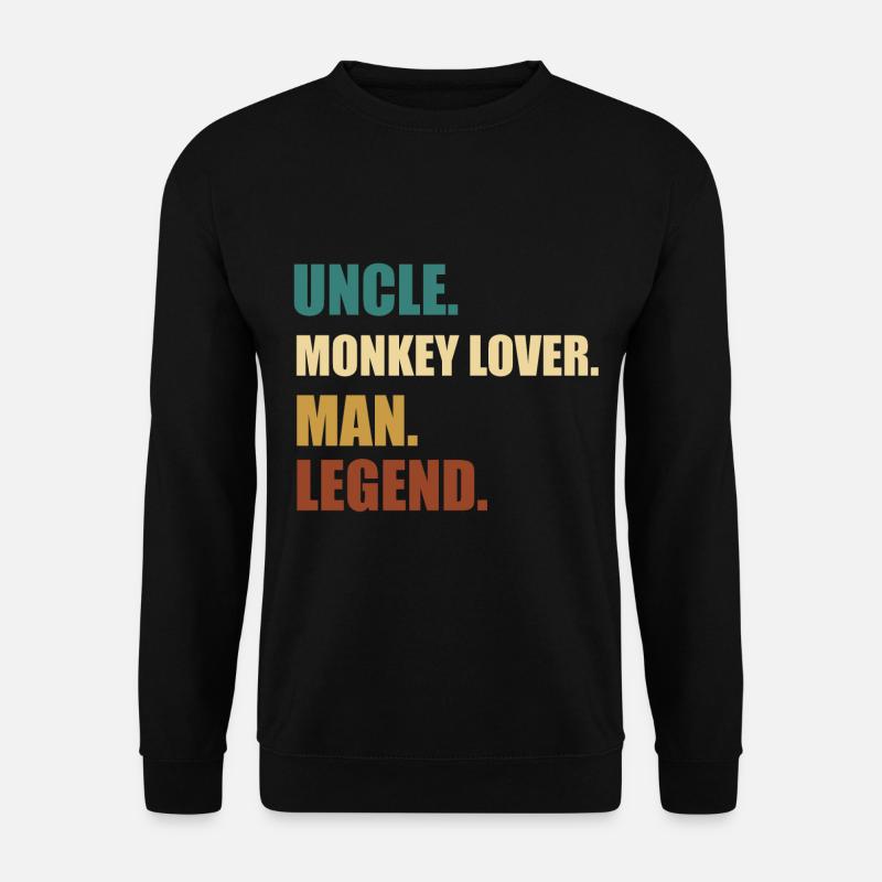 Monkey Uncle Legend - Unisex Sweatshirt - black