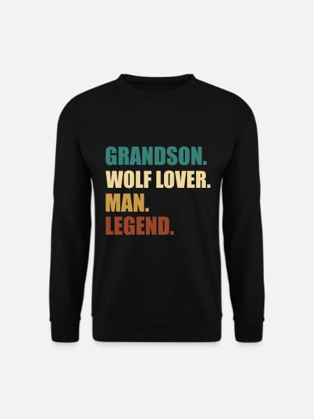 Légende du petit-fils loup - Sweat-shirt Unisexe - noir