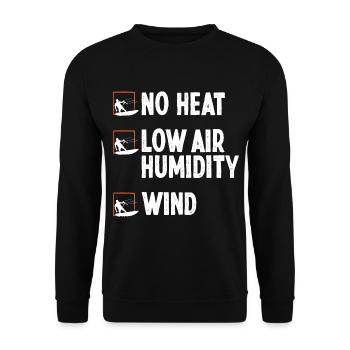 Kiteboarder Kitesurfing Kitesurf Wind Kiteboard - Sweat-shirt Unisexe - noir - Devant - Alina (178cm) & Michal (187cm)