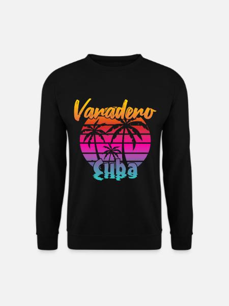 Varadero Cuba Sunset - Unisex Sweatshirt - black
