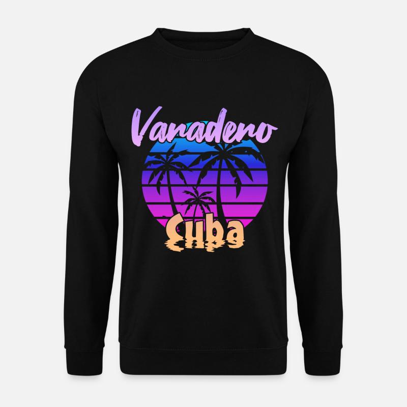 Varadero Cuba Coucher de soleil - Sweat-shirt Unisexe - noir