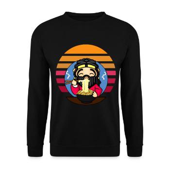 Les connaisseurs de ramen - Sweat-shirt Unisexe - noir - Devant - Alina (178cm) & Michal (187cm)