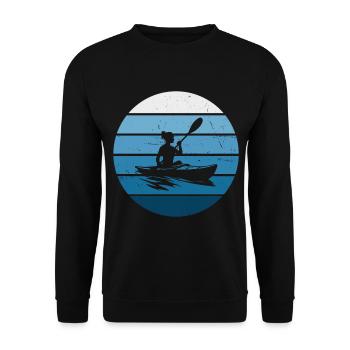 Canoë Kayak Kayak Homme Kayak Femme - Sweat-shirt Unisexe - noir - Devant - Alina (178cm) & Michal (187cm)