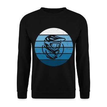 Cyclisme Hommes Cyclisme Cyclisme Femme - Sweat-shirt Unisexe - noir - Devant - Alina (178cm) & Michal (187cm)