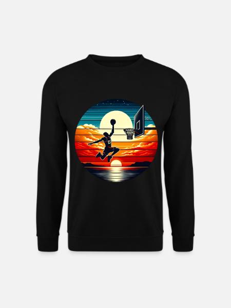 Basketball Basketballer - Unisex Pullover - Schwarz