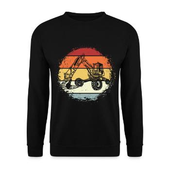 Bagger - Unisex Pullover - Schwarz - Vorne - Alina (178cm) & Michal (187cm)
