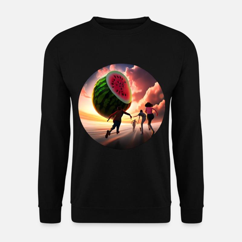 Wassermelonen Wahnsinn - Unisex Pullover - Schwarz