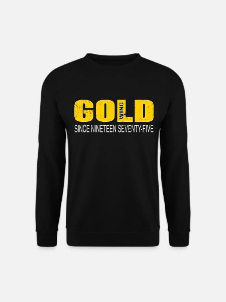 Motorrad Biker Goldwing Gold Wing 1975 - Unisex Pullover - Schwarz