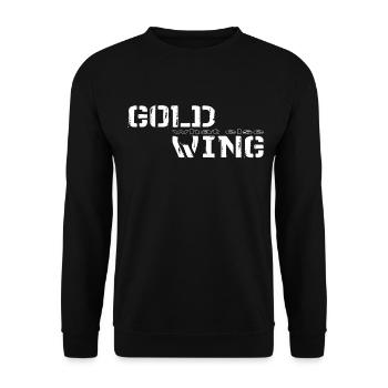 Motorrad Biker Spruch Goldwing GL1800 a été sonné - Sweat-shirt Unisexe - noir - Devant - Alina (178cm) & Michal (187cm)