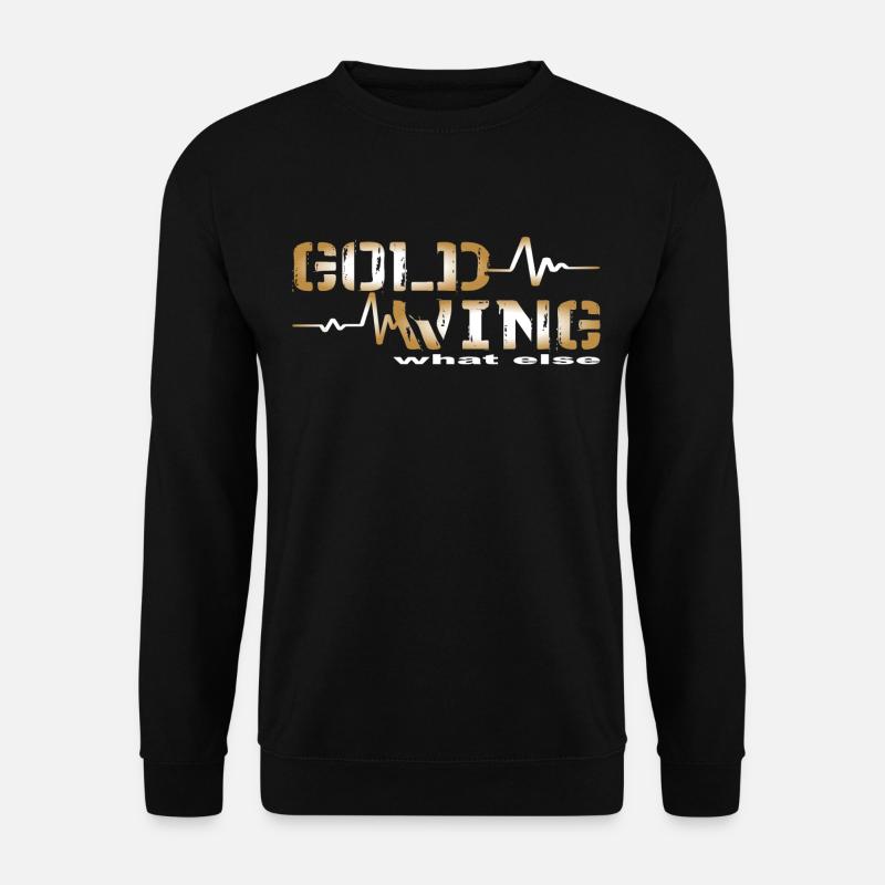 Motorrad Biker Spruch Goldwing GL1800 a été sonné - Sweat-shirt Unisexe - noir