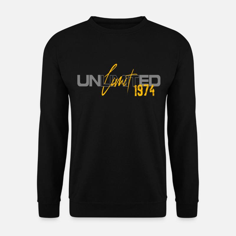 50th Birthday 1974 Limited Edition - Unisex Sweatshirt - black