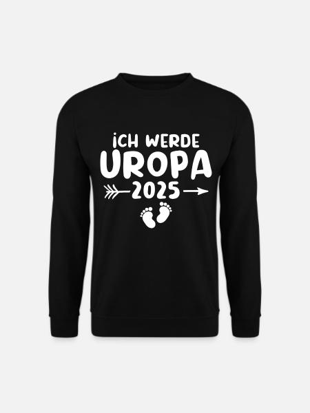 Ich werde Uropa 2025 - Unisex Pullover - Schwarz