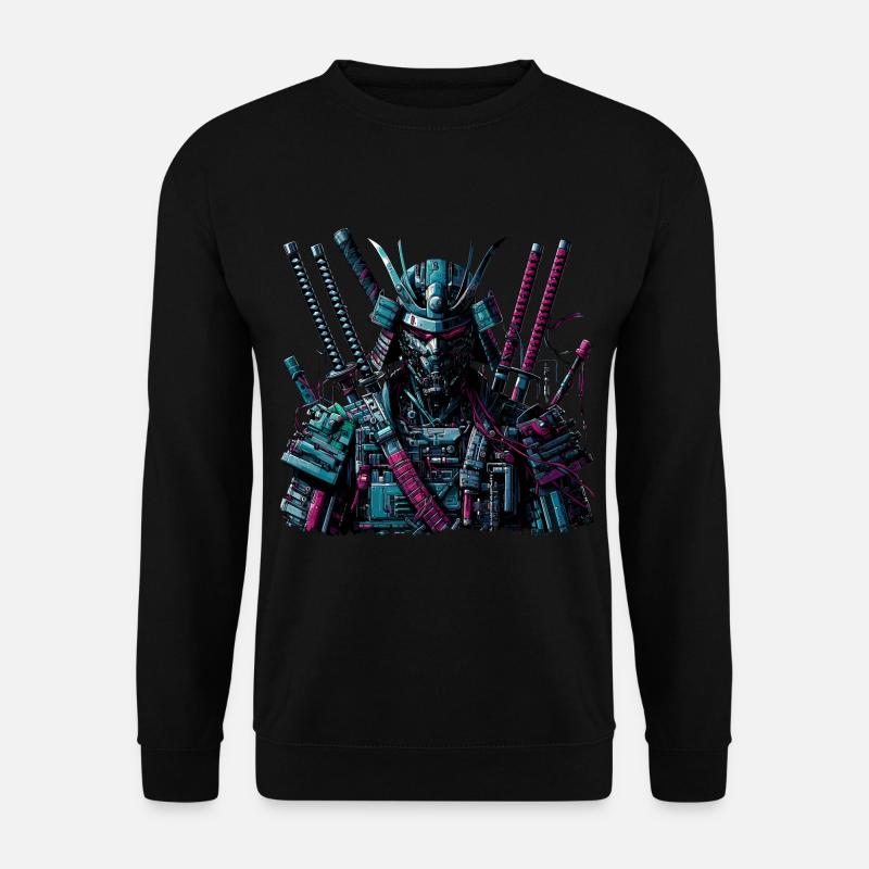Cyborg Samurai - Unisex Sweatshirt - black