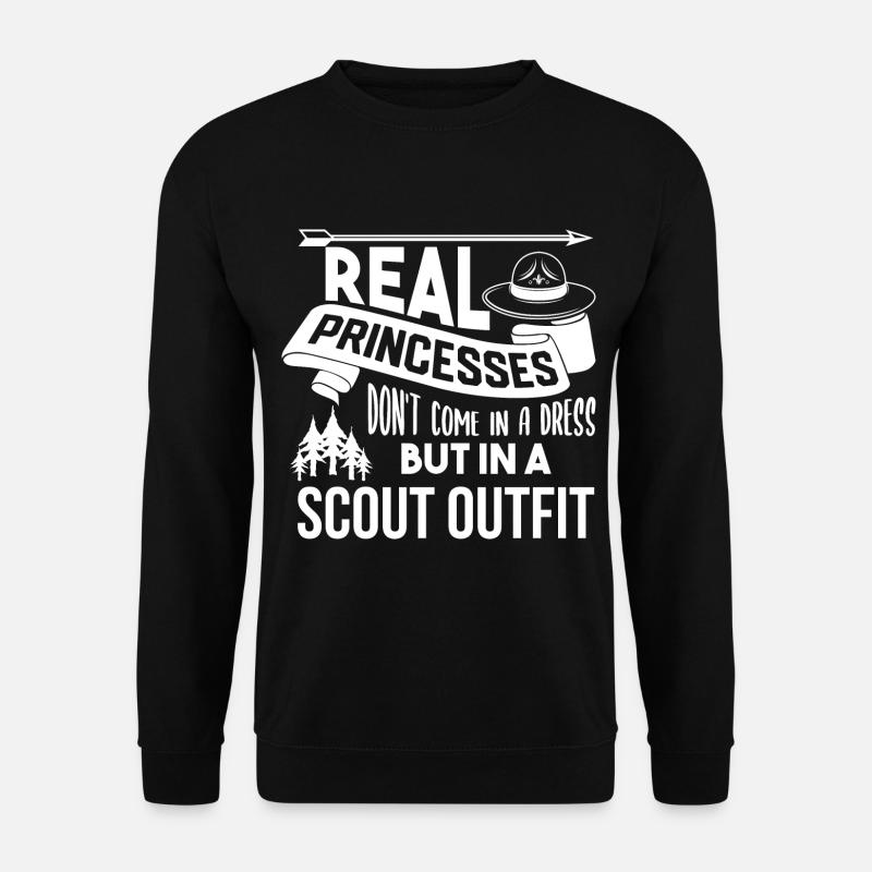 Scouts camping scouts - Sweat-shirt Unisexe - noir