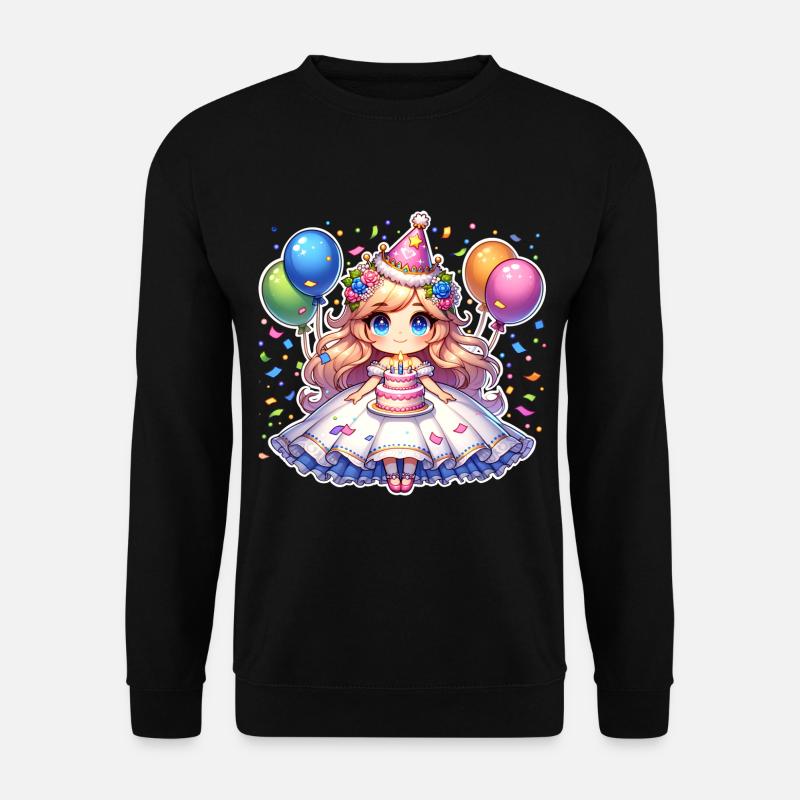 Princess Birthday - Unisex Sweatshirt - black