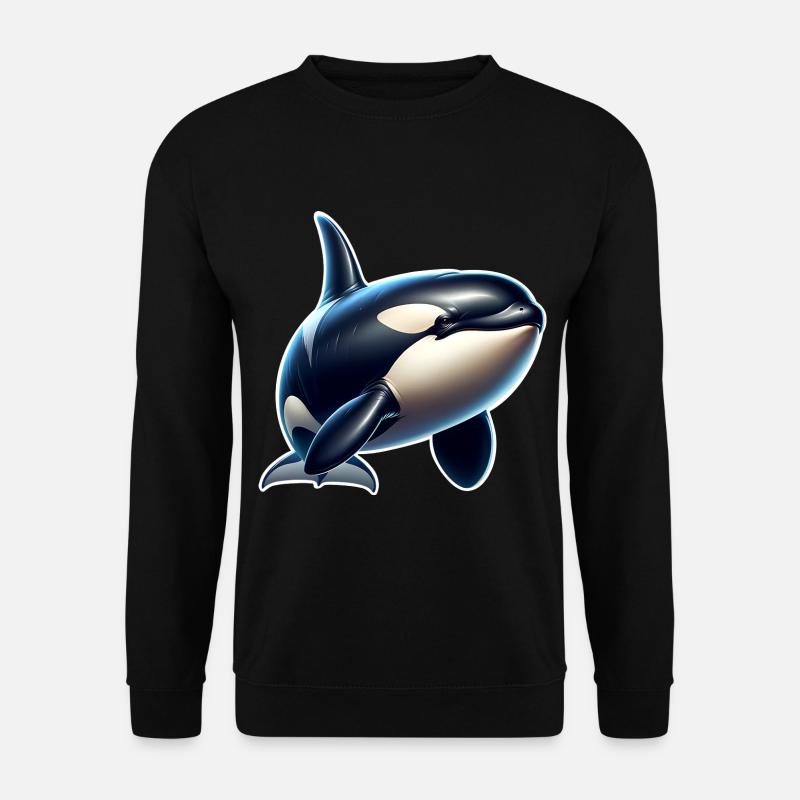 Orca Killer Whale - Unisex Sweatshirt - black
