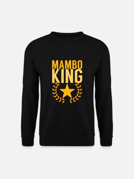 Mambo King yellow - DanceShirts - Unisex Sweatshirt - black