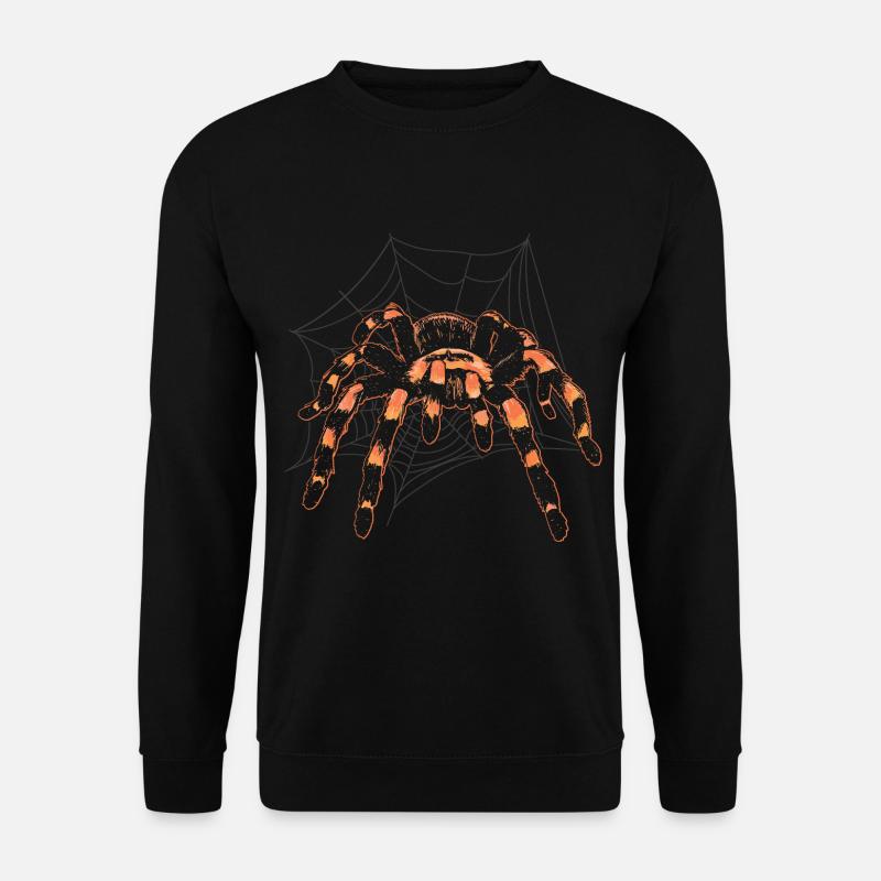 Retro-vogelspinne-besitzer-haustier-spinne - Unisex Pullover - Schwarz