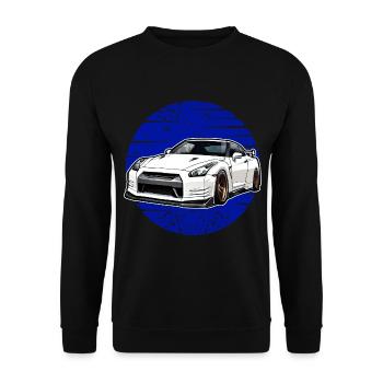 Jdm Halloween edition / Tuning Mechanic Costume - Unisex Sweatshirt - black - Front - Alina (178cm) & Michal (187cm)