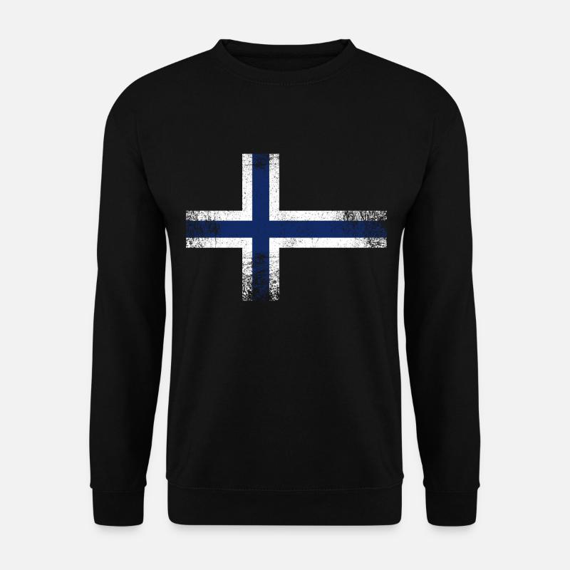 Cooles Norwegen Vintage Shirt - Unisex Pullover - Schwarz