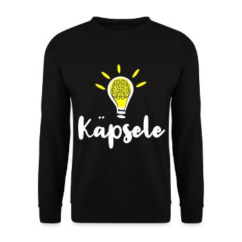 Käpsele - Unisex Pullover - Schwarz - Vorne - Alina (178cm) & Michal (187cm)