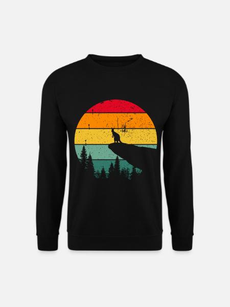 Vintage Rétro Kangourou Australie Cadeau - Sweat-shirt Unisexe - noir