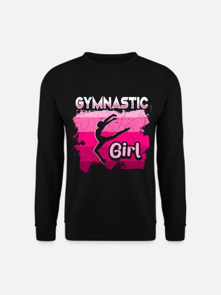 Gymnastique Filles Gymnaste Acrobaties - Sweat-shirt Unisexe - noir